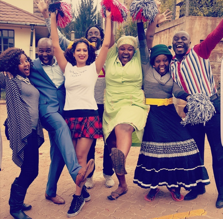 The cast of Auntie Boss on Showmax