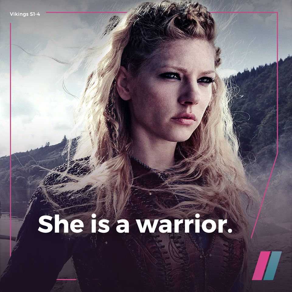 Lagertha in Vikings on Showmax