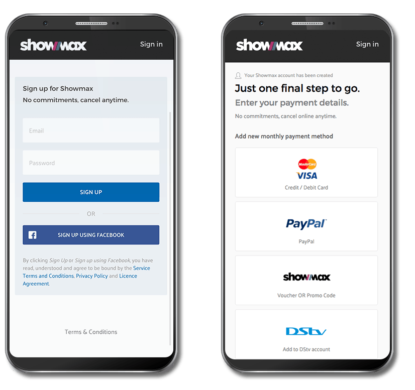 How to start your free Showmax trial