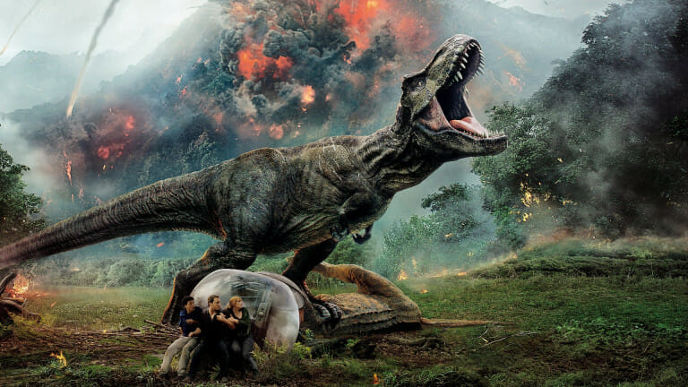 The fight is on to save the dinos in Jurassic World: Fallen Kingdom (2018)