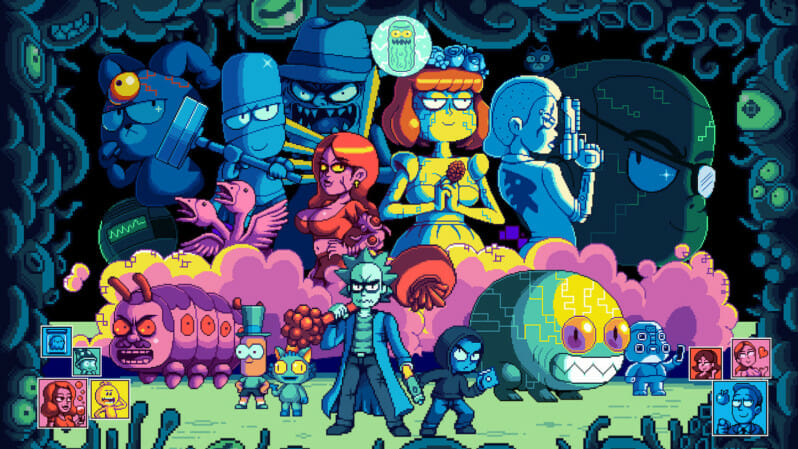 Rick and Morty in the Eternal Nightmare Machine