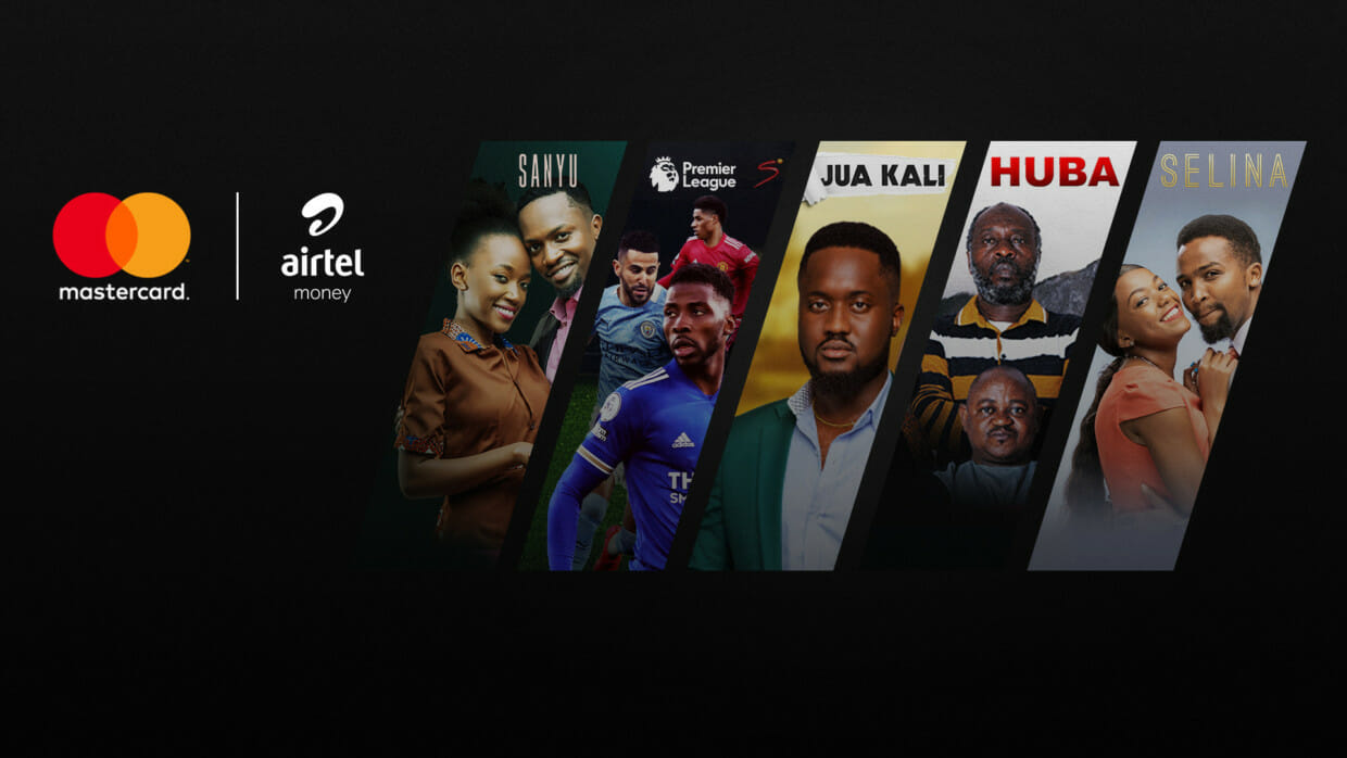 Get up to 90% off your first month of Showmax, plus 1GB, when paying with an Airtel Money Mastercard