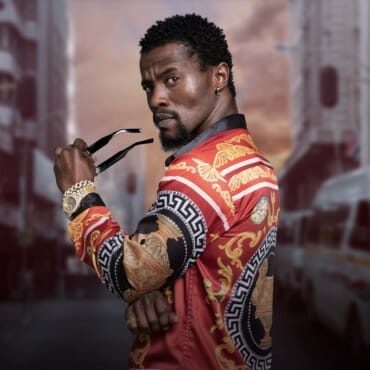 Abdul Khoza is Nqoba in The Wife on Showmax