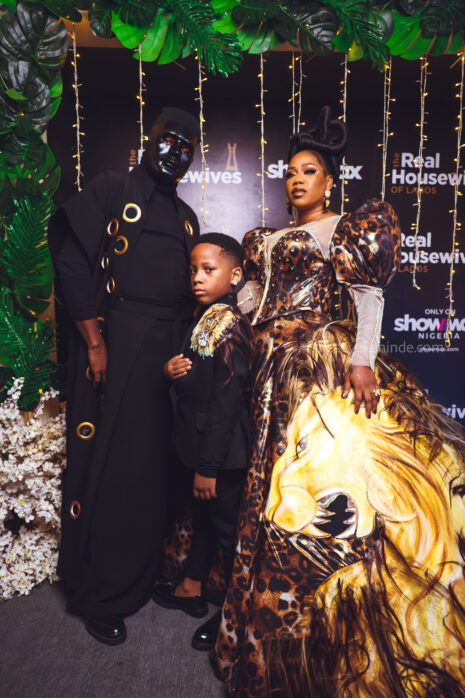 Toyin Lawani-Adebayo and family