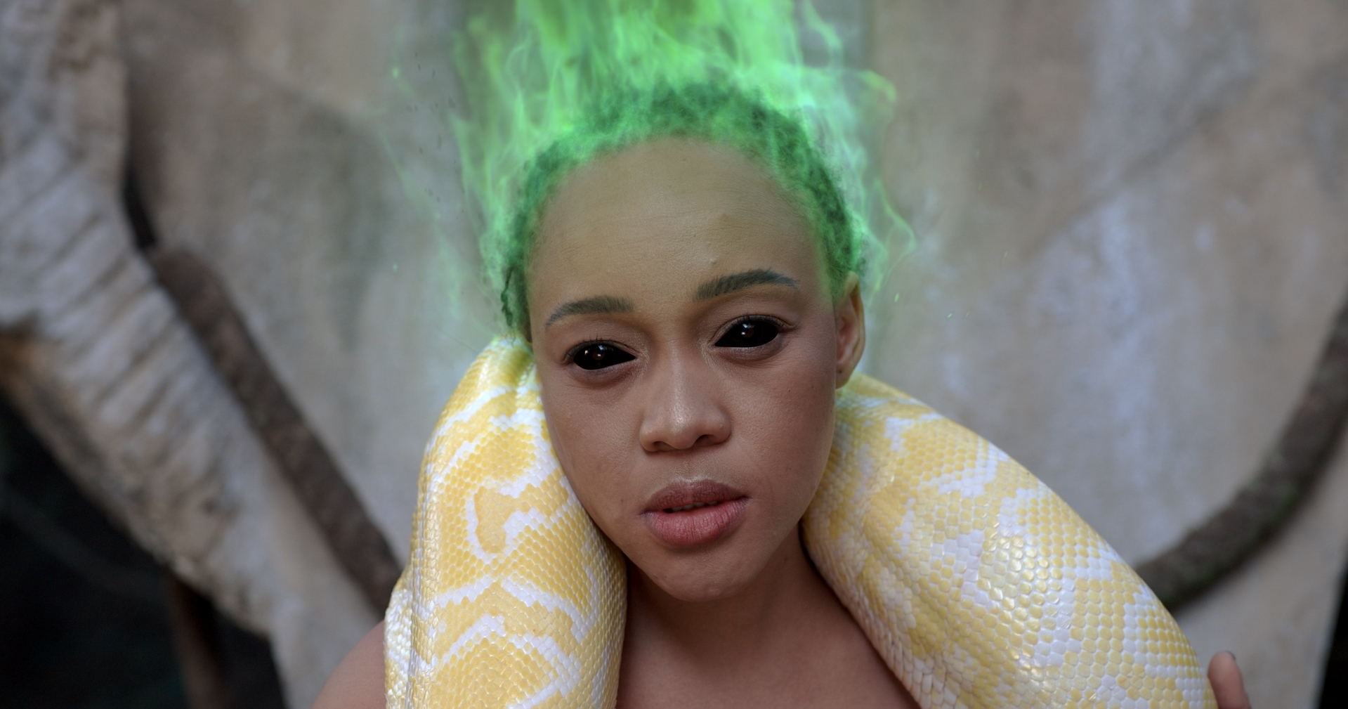 Thando Thabethe on being half-naked in mid-winter, with snakes