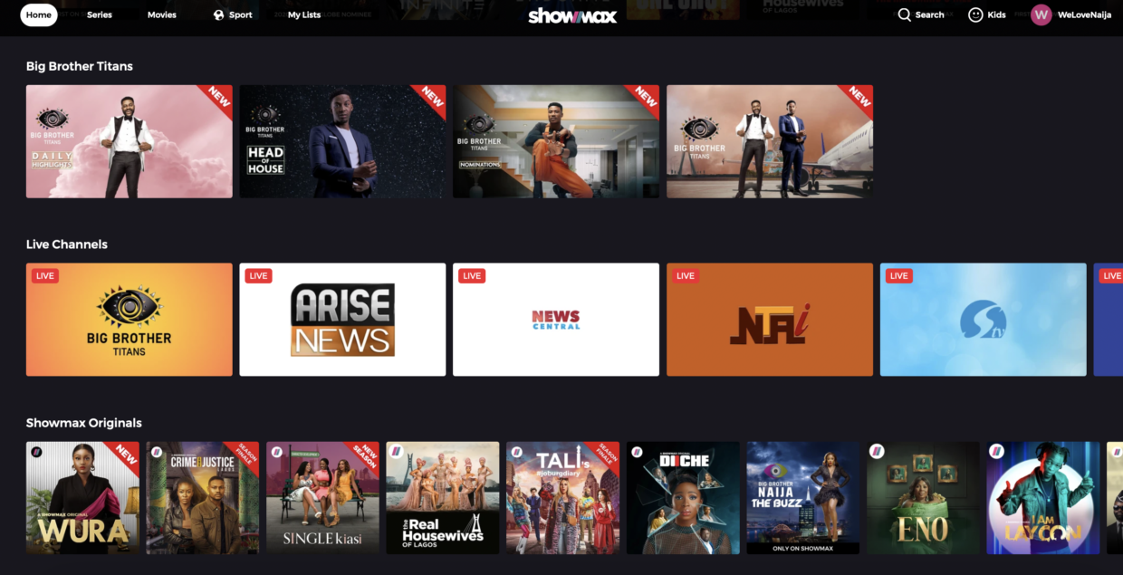 Showmax makes live news channels available to stream in Nigeria