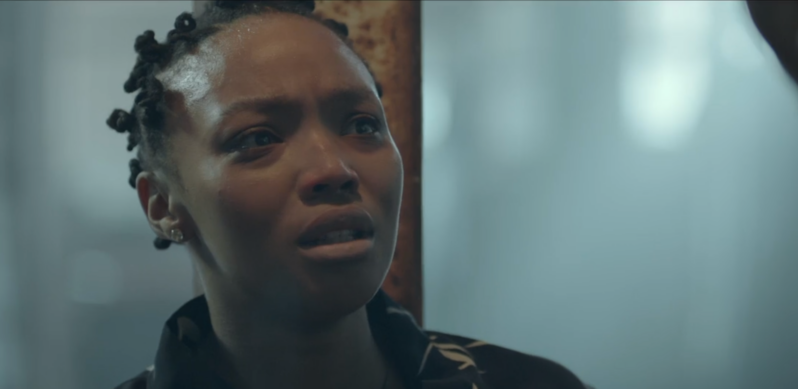 Naledi crying on the Wife Season 3 episode 48 on Showmax