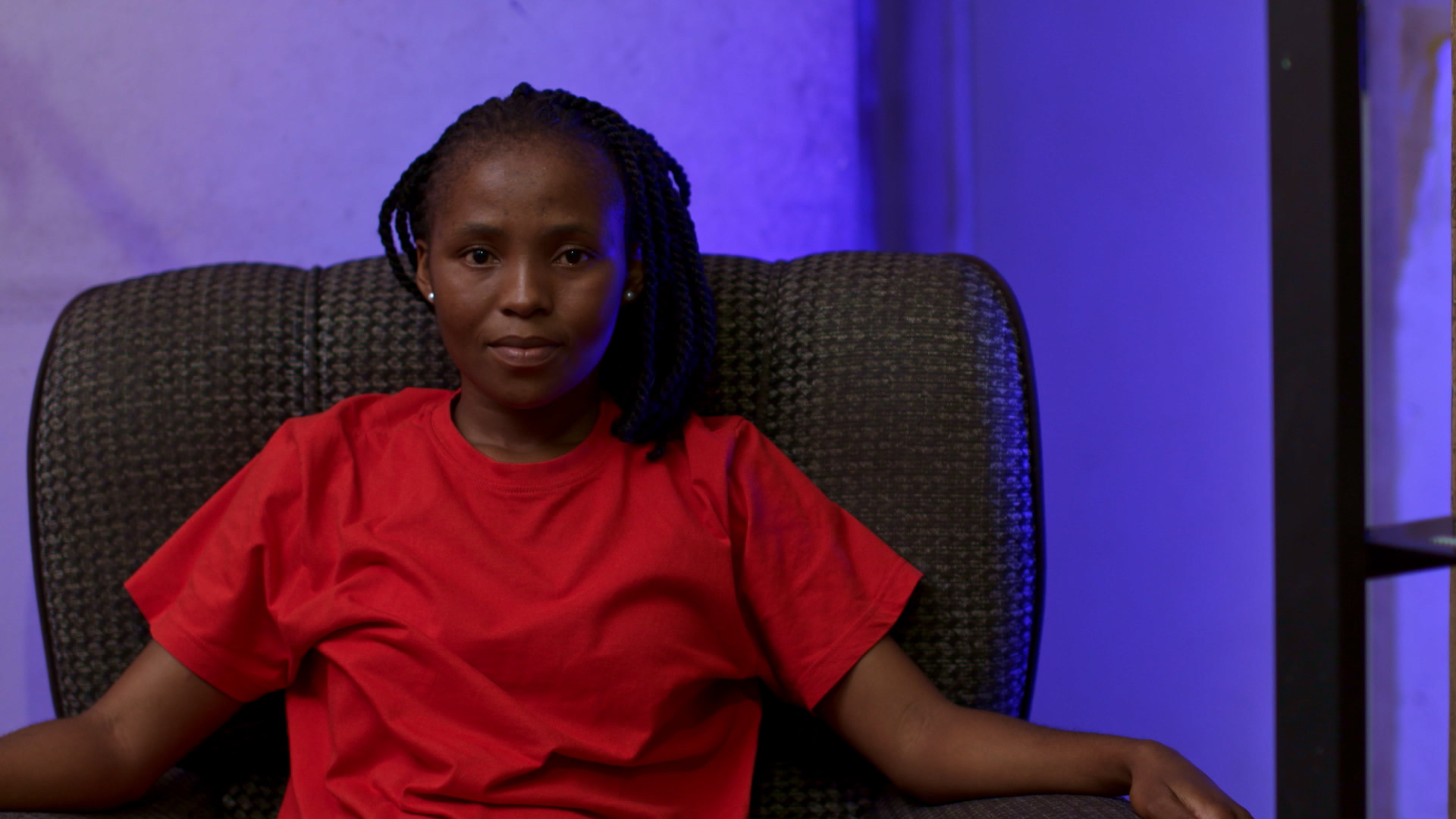 Young performer Nozipho Chiliza in Imibuzo episode 4 on Showmax