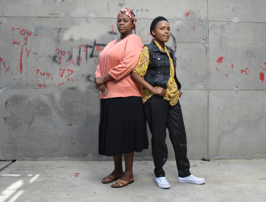 Dawn Thandeka King as Thandiwe and Nozuko Ncayiyane as Nox in DiepCity on Showmax