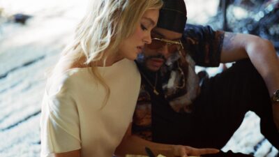 Oscar-nominated artist and Grammy-winning pop star Abel “The Weeknd” Tesfaye, alongside co-star Lily-Rose Depp in HBO's The Idol