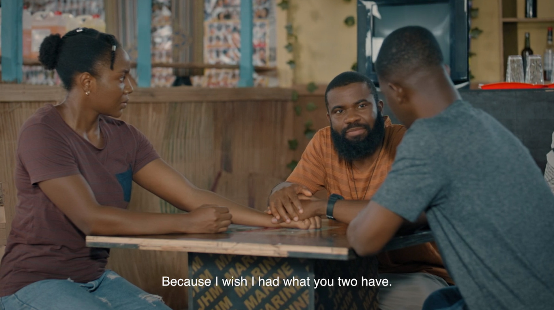 Mide apologises to Dimeji and Tumi in Wura S1