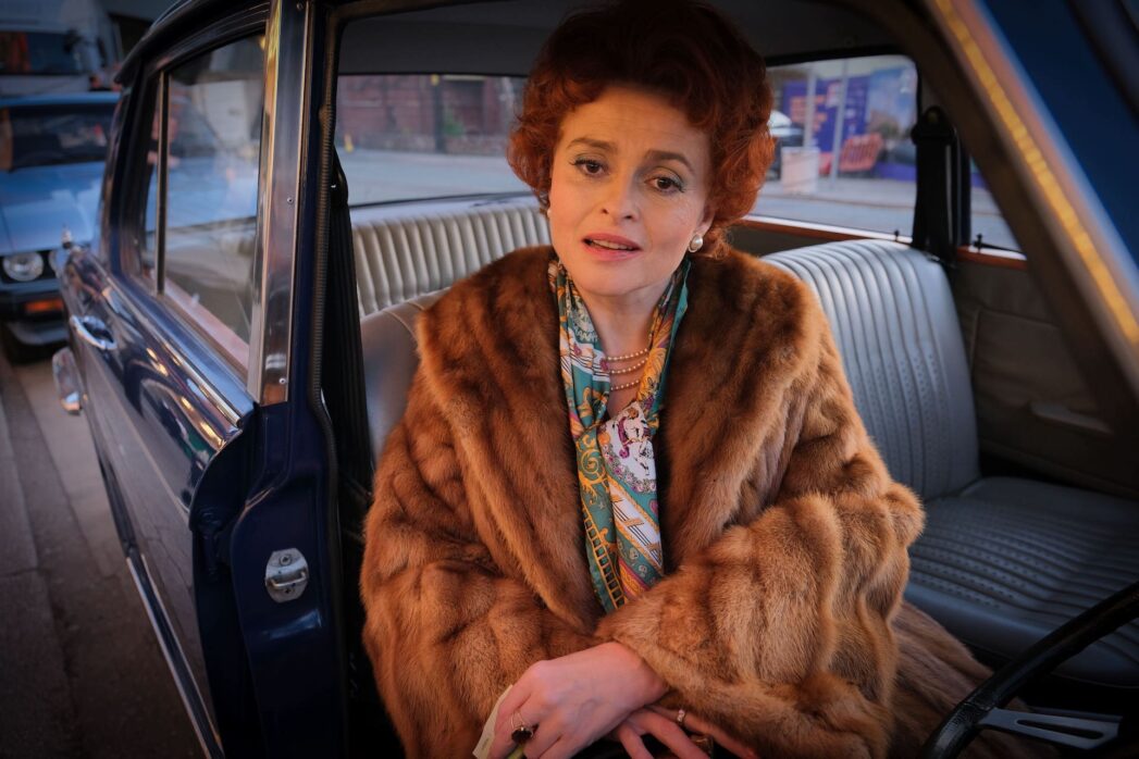 Helena Bonham Carter as Noele Gordon (Nolly) in Nolly S1 on Showmax