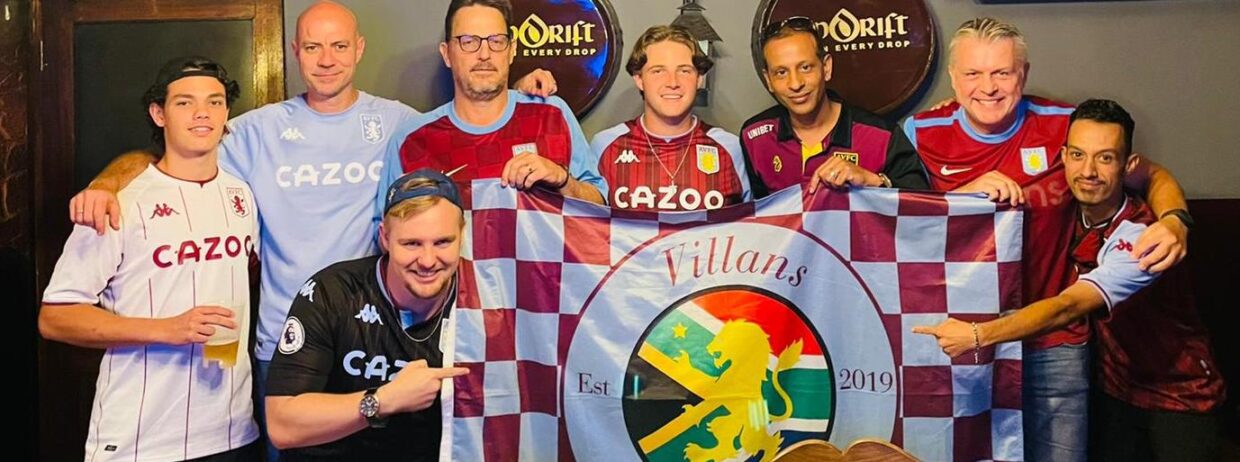 Aston Villa supporters in South Africa