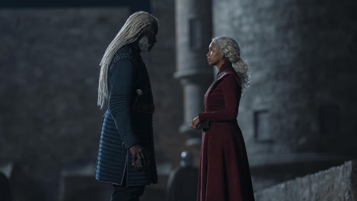 Baela brings Corlys the hand of the king on Rhaenyra’s behalf in House of the Dragon S2