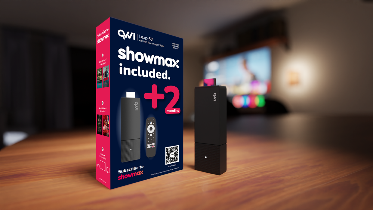 How to use the QVWi stick to watch Showmax on your TV