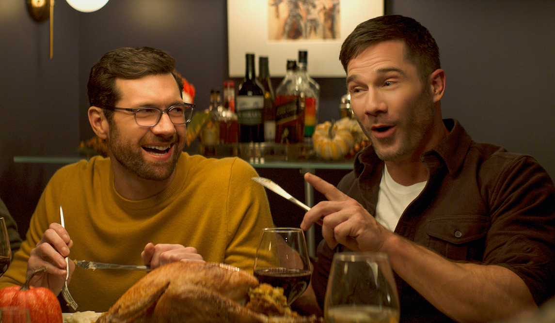 Billy Eichner and Luke Macfarlane in Bros