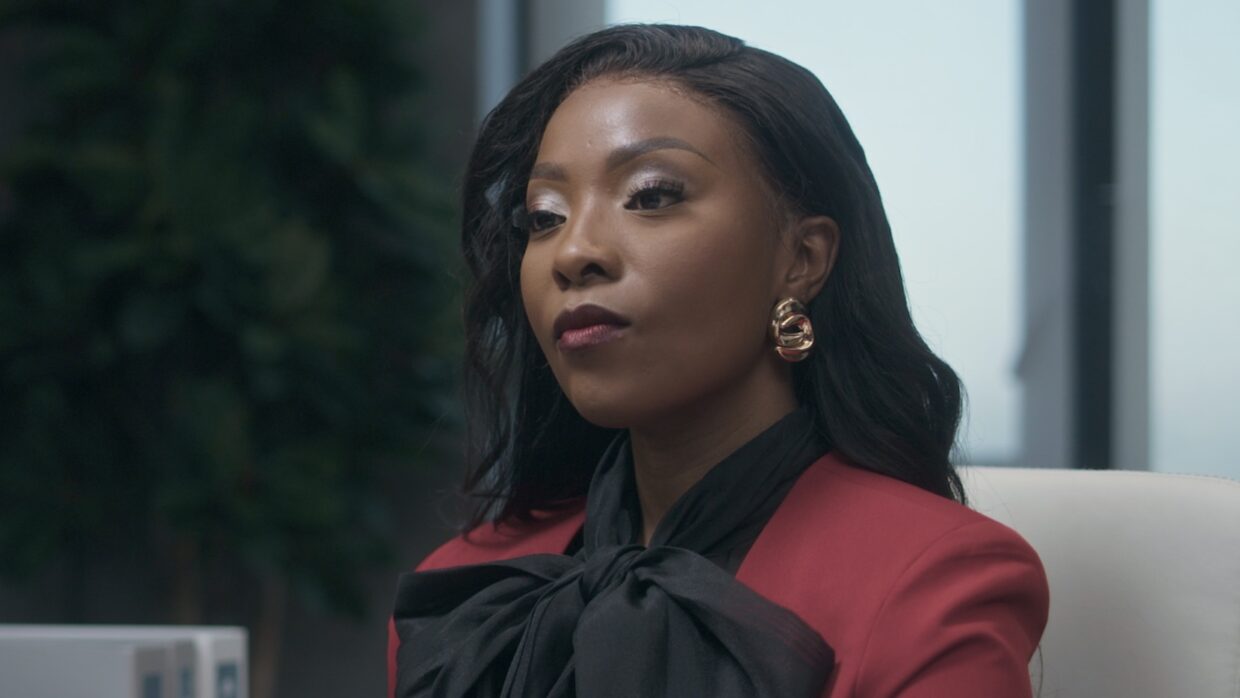 Pearl Modiadie as Ayanda Gumede-Williams in Law, Love and Betrayal