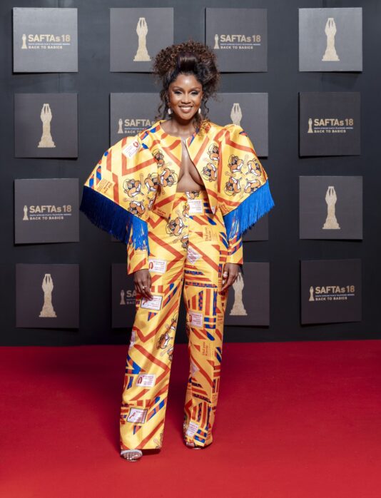 Lunathi Mampofu at the SAFTAs