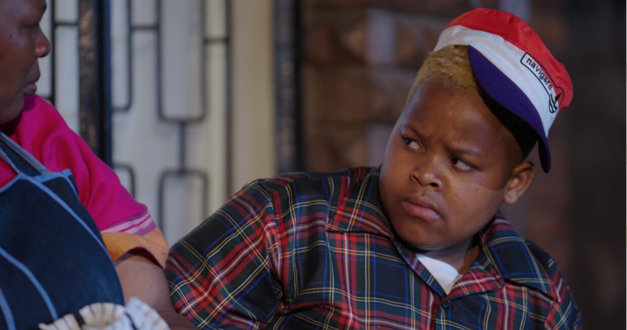 Tshepo Mohale as Mzukulu in Christmas Clothes